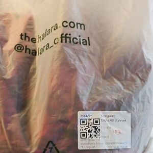 HALARA Velvet Fabric in Soft Red